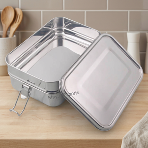 Premium Quality Stainless Steel <b>Lunch</b> <b>Box</b> Leak Proof Lid 1 <b>Compartment</b> Insulated Design BPA Free Eco-Friendly Modern Detachable - Product Image 3