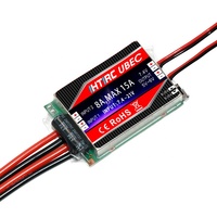 Régulateur de tension 5V/6V de haute qualité, 1-8A, courant de crête 15A, en aluminium pour UBEC pour voiture RC, avion RC