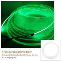 Câble à fibres optiques LED RSPOF 1mm-18mm, éclairage latéral solide MMA, indice de protection IP68, contrôle par application, intensité variable, intérieur/extérieur, pour maison, voiture, bricolage