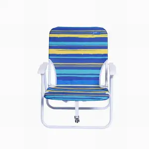 개인 라벨 방수 복합 접이식 해변 의자 데크 의자 파티오 캠핑 패션 봄 접는 해변 의자
