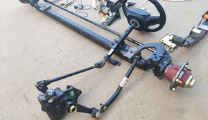 <span class=keywords><strong>Minbus</strong></span> de servicio pesado semi trasero camión grande freno de tambor ejes eléctricos semi varilla con kit de motor eléctrico - Product Image 6