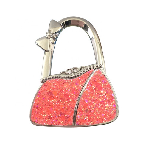 New Design Custom Creative Table Top Folding Purse Hook Handbag Holder Accessories Bag Hanger
