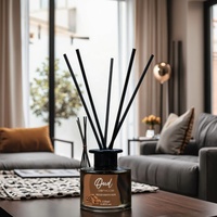 Diffuseur de parfum à roseaux en vente chaude, parfum d'ambiance de luxe, désodorisant d'air, parfum d'intérieur, diffuseur de roseaux de 120 ml pour la chambre à coucher, le bureau