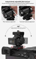 Support de moniteur de terrain Mini rotule avec sabot froid et goupille de positionnement Arri