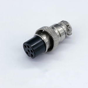 Conector de Cable de Aviación GX12 M12 DIN, 3-6 Pines, Contacto de Cobre, Enchufe Metálico, Acoplador - Product Image 2