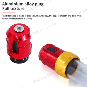 Protection de tuyau de vidange de boue de filtre à air modifiée pour motos avec bouchon de tête en alliage d'aluminium pour Giorno125/Click 125 - Product Image 3