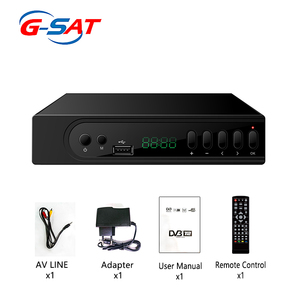 Nhà máy kỹ thuật số HD <span class=keywords><strong>DVB</strong></span> <span class=keywords><strong>T2</strong></span> mặt đất <span class=keywords><strong>Receiver</strong></span> Set Top Box H.265 tùy chọn MPEG 1080P Độ Phân Giải thu truyền hình vệ tinh - Product Image 3