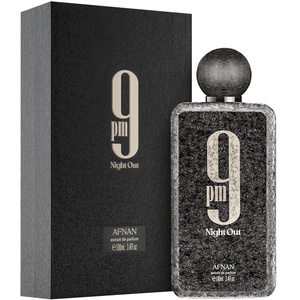 Best-seller transfrontalier Afnan 9 PM Night Out Eau <span class=keywords><strong>de</strong></span> Parfum en spray pour <span class=keywords><strong>homme</strong></span>, format voyage 50 ml, parfum oriental longue durée - Product Image 1