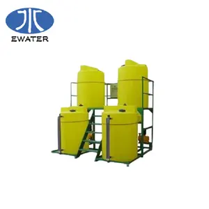 Plastic Water Treatment Chemical Dosing Tank With SEKO Dosing Pump System