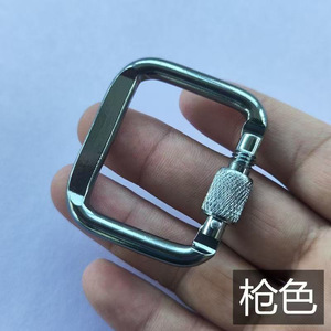 คาราไบเนอร์อะลูมิเนียมอัลลอยด์รูปตัว D รับน้ำหนักได้ 50KN พร้อมกลไกการล็อค สำหรับปีนเขา เดินป่า ตั้งแคมป์ โยคะ - Product Image 4