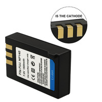 Batterie d'appareil photo rechargeable Li-ion polymère NP-140 1500mAh FNP140 Fujifilm FinePix S100FS S200EXR 3.8V-7.4V Certifiée CE RoHS