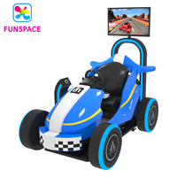 Aire de jeux intérieure d'attractions 9D VR parc à thème Arcade Adult Kids Racing Car Driving Simulator Vr Game Machine
