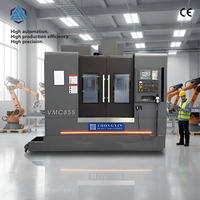Nouveau centre d'usinage vertical VMC850 avec corps en fonte, broche simple BT40 automatique pour un fonctionnement stable et de haute précision