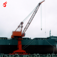 Grue portuaire mobile sur rail à rotation horizontale Yufei MQ de 30 à 100 tonnes