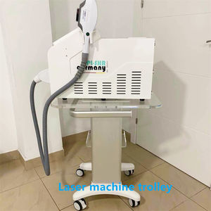 Carrello ausiliario del carrello della mano del carrello del salone di bellezza nero bianco all'ingrosso per il carrello del carrello della macchina di cavitazione della stazione termale dell'attrezzatura della stazione termale - Product Image 3