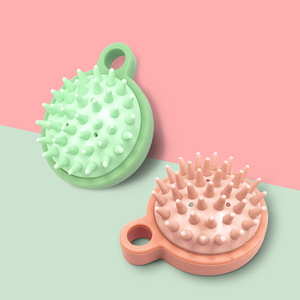 Scalp Massage Brush Soft Rubber Shampoo Comb For Adults Bath Hair Care Tool - Product Image 2