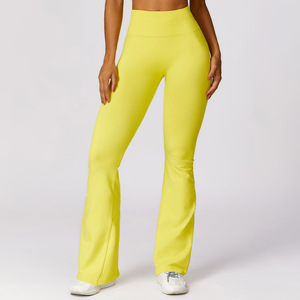 Leggings sans couture taille haute sexy pour filles, leggings froncés pour bébés filles, vente en gros de vêtements pour enfants, nouveaux pantalons pour enfants 2021 - Product Image 5
