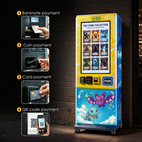 Intelligenter Sammelkarten-Verkaufsautomat mit Geldschein-Akzeptor und Kartenzahlung für Booster-Packs, Kartenboxen und Sammlerprodukte