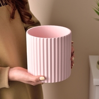 Jardinière succulente nordique moderne émaillée de différentes tailles personnalisée Pots de plantes en céramique Pot de fleurs d'intérieur