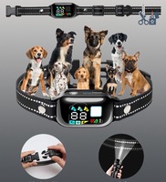 Collier de dressage à distance pour 3 chiens, étanche IPX7, mode bip, rechargeable, réfléchissant, à libération rapide