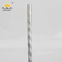 Conductor de Aluminio Redondo de 25 mm², Laminado en Frío, Alta Conductividad, para Líneas de Transmisión Aéreas, Proyectos de Construcción de Cables