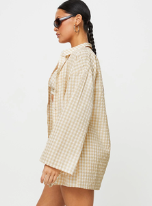 Nuevo diseño <span class=keywords><strong>de</strong></span> pijama <span class=keywords><strong>de</strong></span> lino y algodón para mujer, ropa <span class=keywords><strong>de</strong></span> dormir, conjunto <span class=keywords><strong>de</strong></span> pijamas tejidos <span class=keywords><strong>de</strong></span> lino - Product Image 3