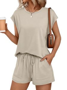 Ready Stock Women Solid Color Shorts Set Full Sleeve <b>Top</b> Drawstring Pocket Shorts Autumn Outfit STREETWEAR 2-Piece - Product Image 3