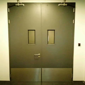 <span class=keywords><strong>Porte</strong></span> en acier ignifugée, <span class=keywords><strong>porte</strong></span> de sortie d'urgence résistante au feu sur mesure pour bâtiments commerciaux et résidentiels - Product Image 5