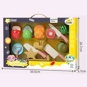 <span class=keywords><strong>Jouet</strong></span> <span class=keywords><strong>de</strong></span> cuisine en plastique pour enfants, ustensiles <span class=keywords><strong>de</strong></span> cuisine, couverts, fruits et légumes à découper - Product Image 4