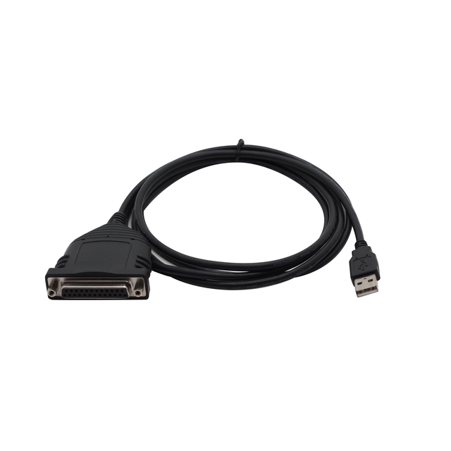 Kaicap KC-ICUSB1284D25 Black USB Type-A to Parallel DB25 Converter Cable Adapter for Laptop USB 2.0 12 Months Warranty