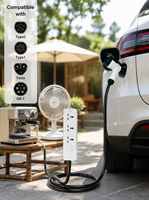 Adaptateur bidirectionnel pour véhicule électrique de type 2, norme européenne, état neuf, 3,5 kW, certifié IP55 CE/TUV, pour la recharge