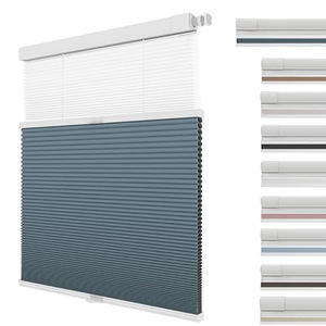 Stores plissés jour et nuit, stores occultants sans cordon en tissu alvéolé pour fenêtre - Product Image 2