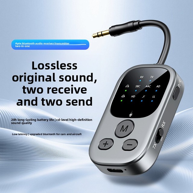 QCC for 6.0 M4 Two-in-One Receiver & Transmitter Plug and Play Aircraft & Car Audio Adapter