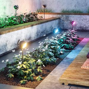 Projecteur de jardin 7W RGB en aluminium <span class=keywords><strong>LED</strong></span> IP65 étanche <span class=keywords><strong>multicolore</strong></span> pour éclairage paysager <span class=keywords><strong>extérieur</strong></span> de pelouse et de cour - Product Image 1