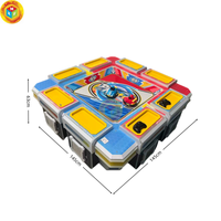 Machine de jeu d'arcade de combat 8 joueurs avec cadre métallique et verre trempé