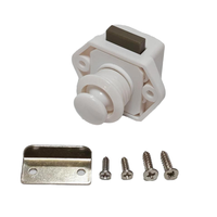 Mini serrure personnalisée pour camping-car, sans clé et sans poignée, serrure à bouton pour armoire de camping-car, alliage de zinc + ABS, serrure de cabinet suspendu pour yacht, vente en gros