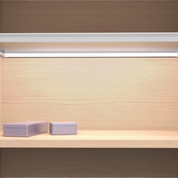 Éclairage LED sous armoire, profil en aluminium, bande mince, pour cuisine et armoire