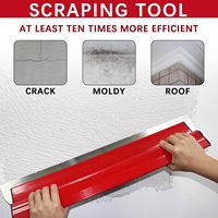 Fabricant chinois – Ensemble de grattoirs en acier inoxydable de haute qualité, type couteau plat pour mastic mural, garantie 1 an, décoration intérieure