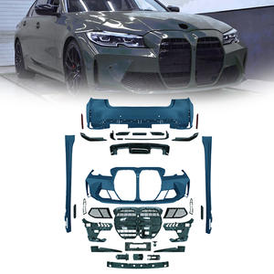 Fits for BMW <strong>3</strong> Series G20 G28 2019-2021 G80 M3 Style Body Kit Front Rear Bumper Side Skirts Set - Product Image 3