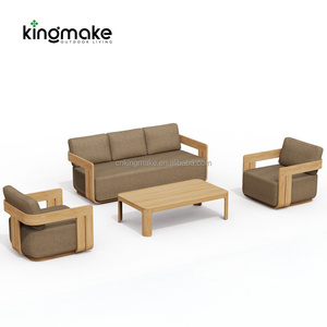 Muebles de exterior para hoteles y villas, juego de sofás de jardín, conjunto de muebles de lujo para resorts, muebles de teca para patio, sofá de exterior - Product Image 4