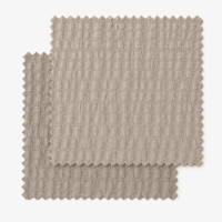 Tissu en polyester jacquard rayé, crêpe froissé, mousseline plissée, gaze bulle, seersucker, doux, poids moyen, pour textile de maison et literie
