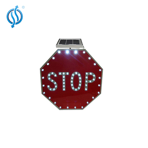 La presencia humana sensor Solar LED cruce peatonal signos - Product Image 4