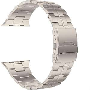 Bracelet de montre en titane de haute qualité pour <span class=keywords><strong>Apple</strong></span> <span class=keywords><strong>Watch</strong></span> 6 <span class=keywords><strong>7</strong></span> 8 SE IWatch Ultra 49 mm 45 mm Bracelet de montre intelligente - Product Image 1