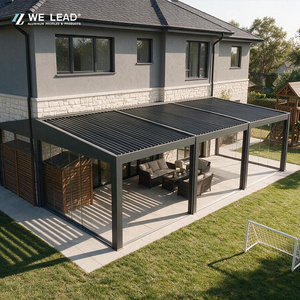 Pérgola Bioclimática Motorizada Profesional con Estructura de Aluminio, Techo de Lamas y Diseño Transpirable para Uso Comercial Personalizado - Product Image 1