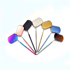 Best Selling Plasma <b>Gold</b> Eyelash Eyebrow <b>Mirror</b> Hot Selling <b>mirror</b> customized color and logo Beauty tools Makeup tools - Product Image 1