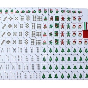Fichas de Mahjong Americanas Xi Nian con Patrón de Árbol, Acrílicas, Envío en 24 Horas, Juego de Mesa - Product Image 5
