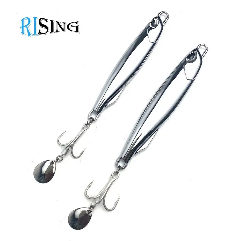 RISING Hot Selling 20g 30g 40g 60g 80g Metal Casting Fishing Shore DUO slow Jigs freshwater jig fishing lures spinner lure