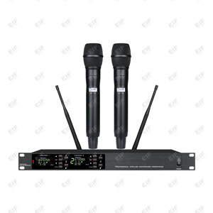 UHF 640-690MHz <b>Wireless</b> Mic System Dual Channel 100 Channels 4 Types Mics for Conference Church School Project Wholesale - Product Image 4
