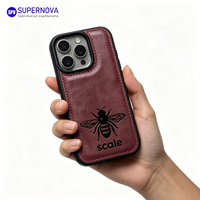 Étui de téléphone en cuir pour gravure laser, étui de téléphone en TPU vierge pour gravure laser, étui de téléphone en cuir personnalisé