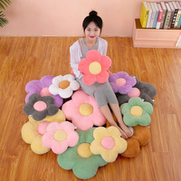 Coussin en peluche douce en coton en forme de fleur, 35/50 cm, pour canapé et décoration intérieure – Offre Spéciale